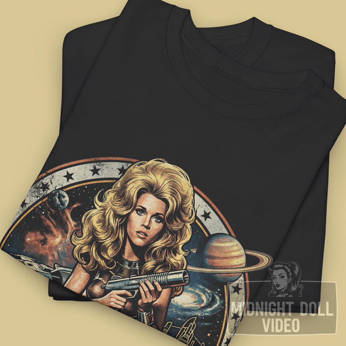 Barbarella (1968) - "Queen of the Galaxy" Vintage T-Shirt