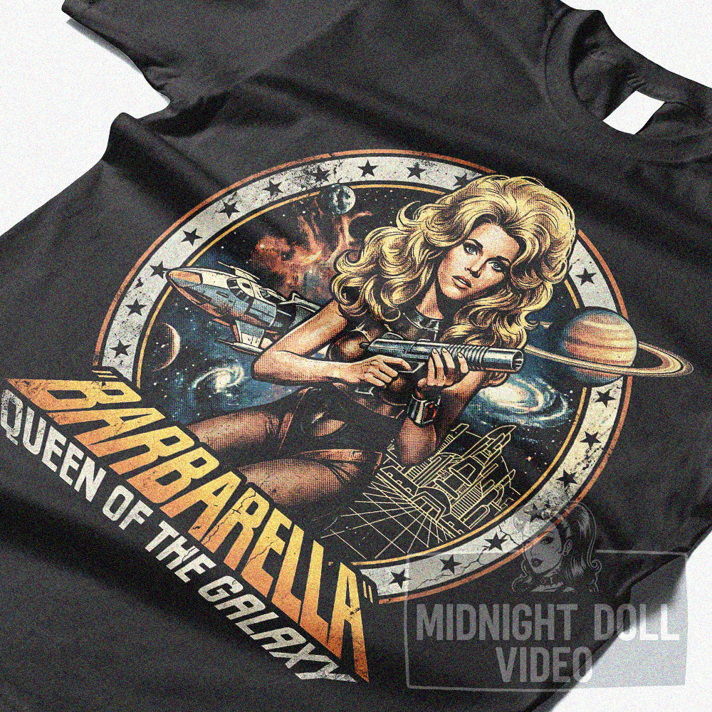 Barbarella (1968) - "Queen of the Galaxy" Vintage T-Shirt