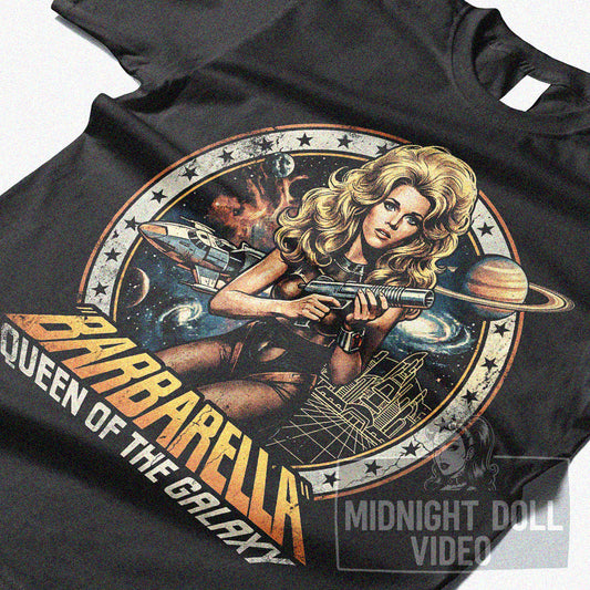 Barbarella (1968) - "Queen of the Galaxy" Vintage T-Shirt