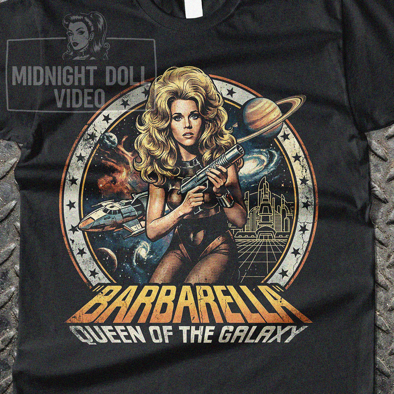 Barbarella (1968) - "Queen of the Galaxy" Vintage T-Shirt