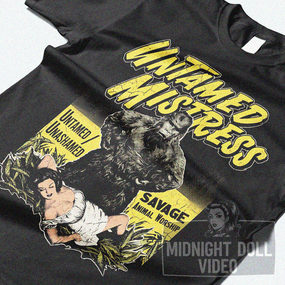 Untamed Mistress - "Savage Animal Worship" Cult Vintage T-Shirt