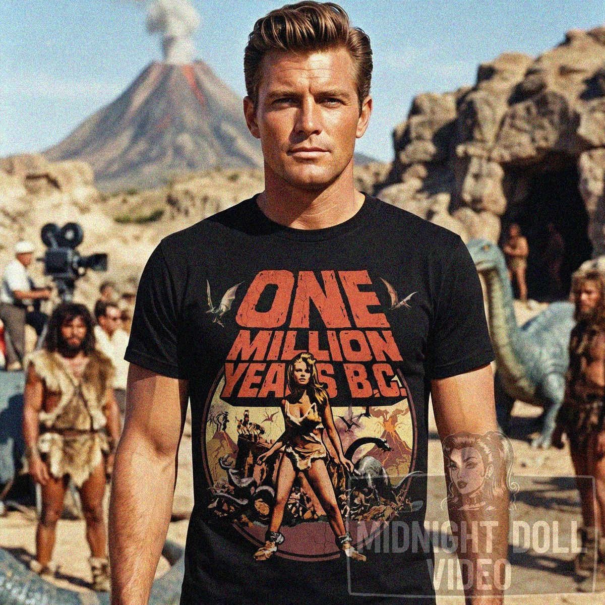 One Million Years B.C. (1966) - "Prehistoric Monster" Vintage T-Shirt