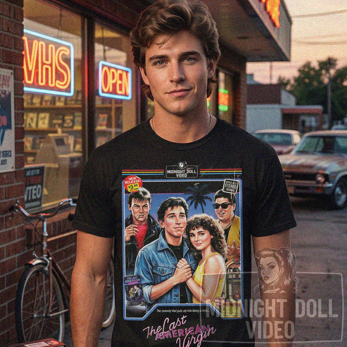 The Last American Virgin (1982) - "Puts Zip Into Being a Teen" VHS Retro Tribute T-Shirt