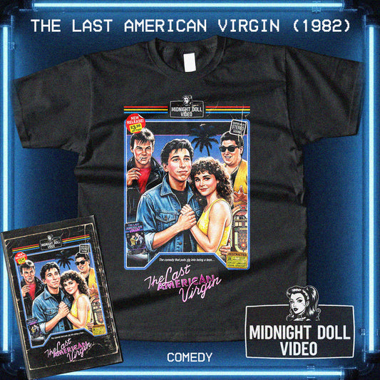 The Last American Virgin (1982) - "Puts Zip Into Being a Teen" VHS Retro Tribute T-Shirt