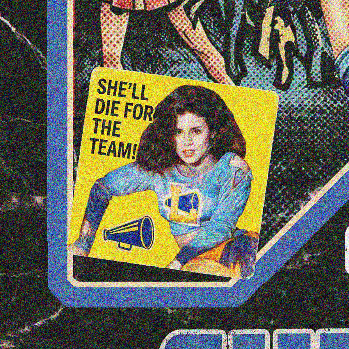 Cheerleader Camp (1988) - "Competition Was Murder" VHS Tribute Art Print