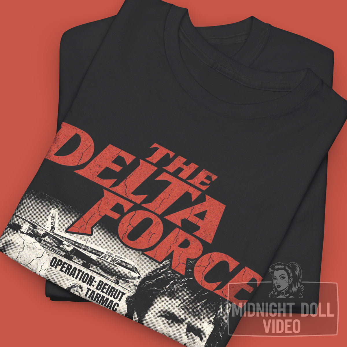 The Delta Force (1986) "Operation Beirut Tarmac" Vintage T-Shirt