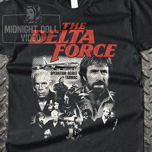 The Delta Force (1986) "Operation Beirut Tarmac" Vintage T-Shirt