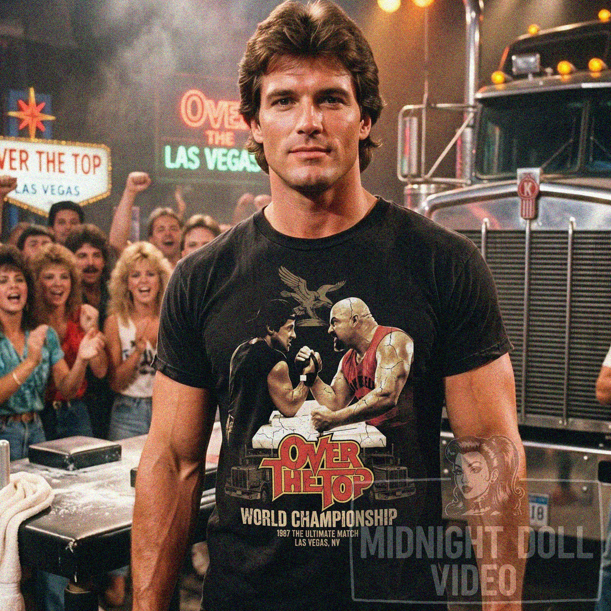 Over the Top (1987) "World Championship" Vintage T-Shirt