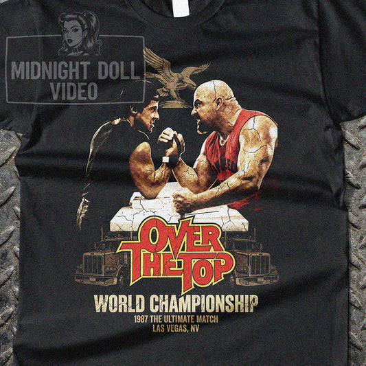 Over the Top (1987) "World Championship" Vintage T-Shirt
