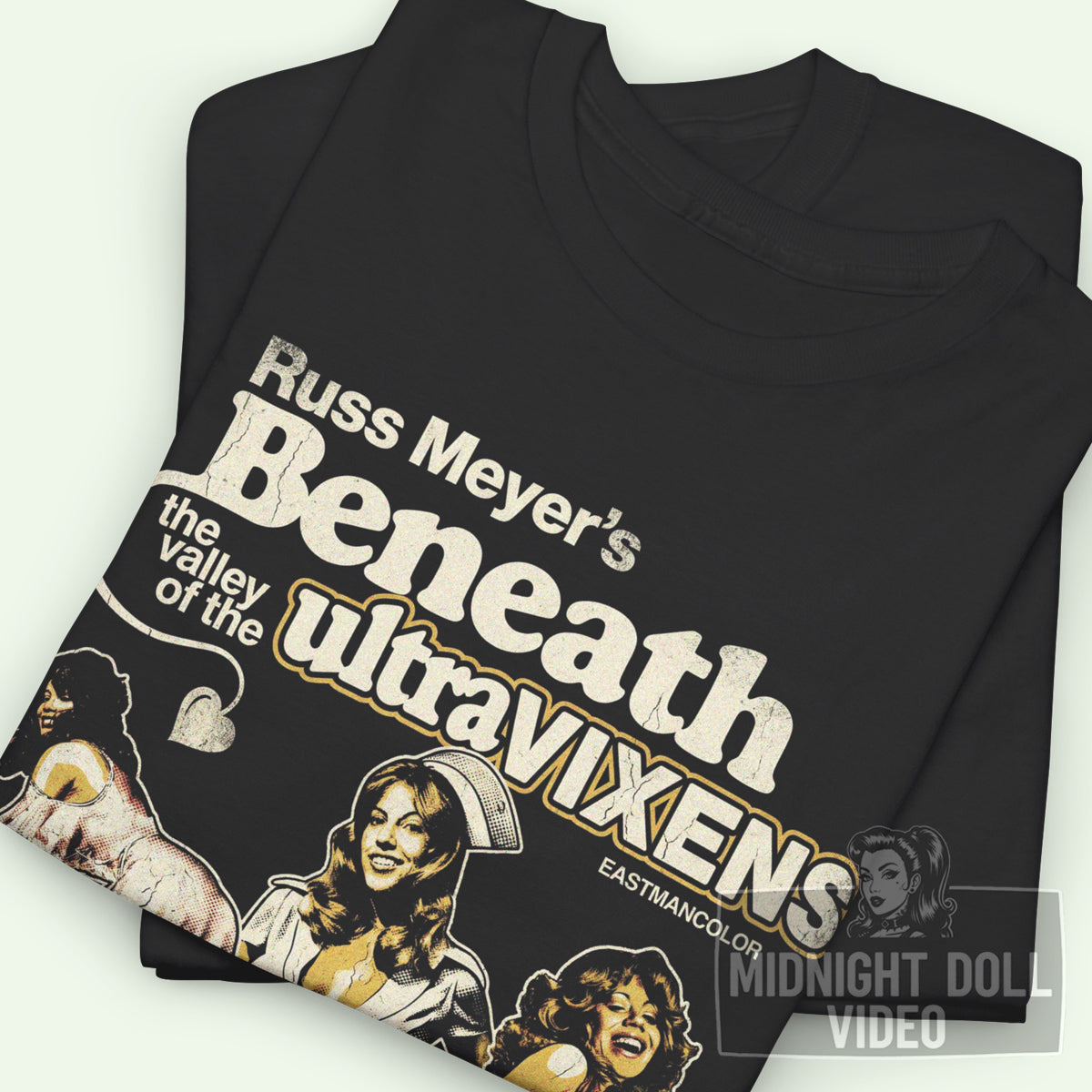 BENEATH THE VALLEY OF THE ULTRA-VIXENS (1979) - "ENTERTAINMENT FOR ADULTS" VINTAGE T-SHIRT