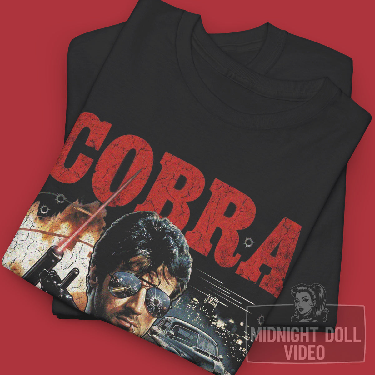 COBRA (1986) - "MEET THE CURE" VINTAGE T-SHIRT