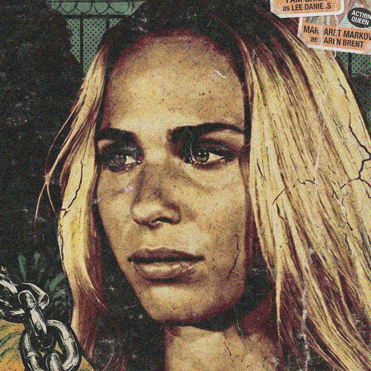 BLACK MAMA, WHITE MAMA (1973) - "CHICKS IN CHAINS" RETRO VHS TRIBUTE ART PRINT