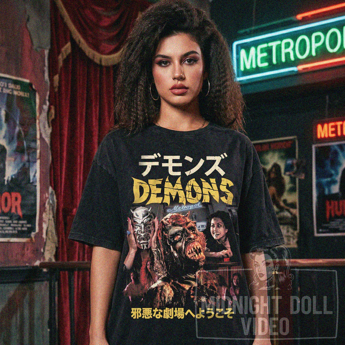 DEMONS (1985) - RETRO JAPANESE T-SHIRT