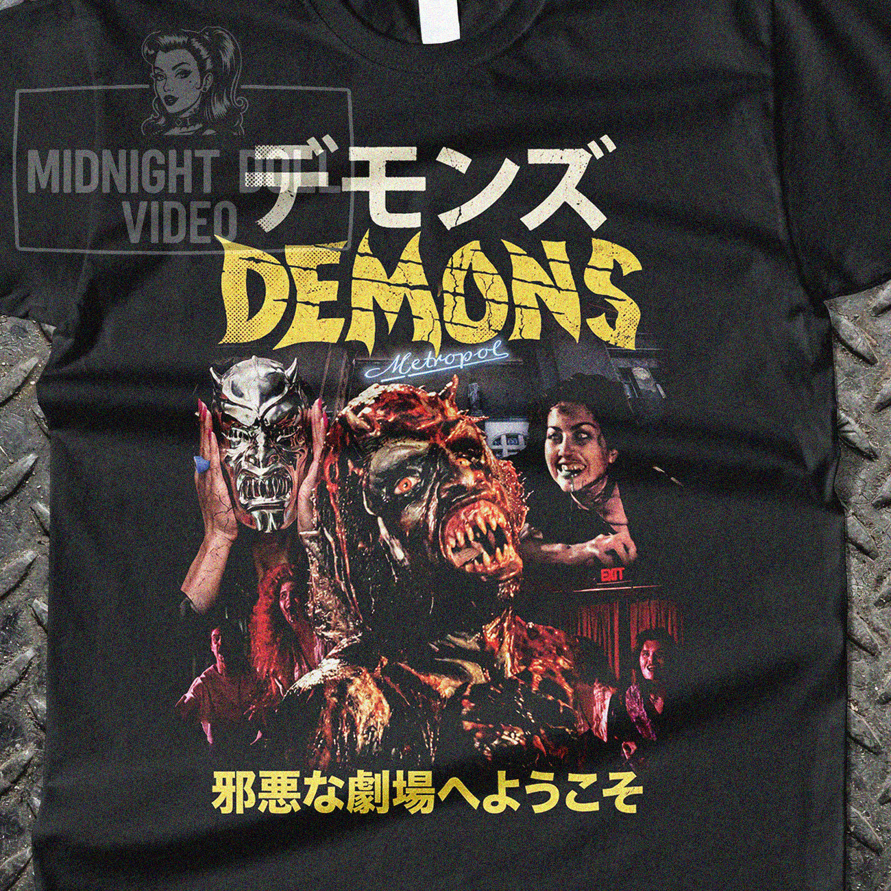 DEMONS (1985) - RETRO JAPANESE T-SHIRT