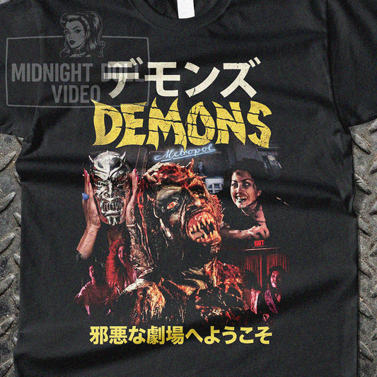 DEMONS (1985) - RETRO JAPANESE T-SHIRT