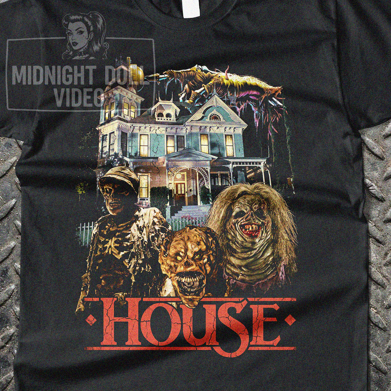 HOUSE (1985) - VINTAGE HORROR COMEDY TRIBUTE T-SHIRT