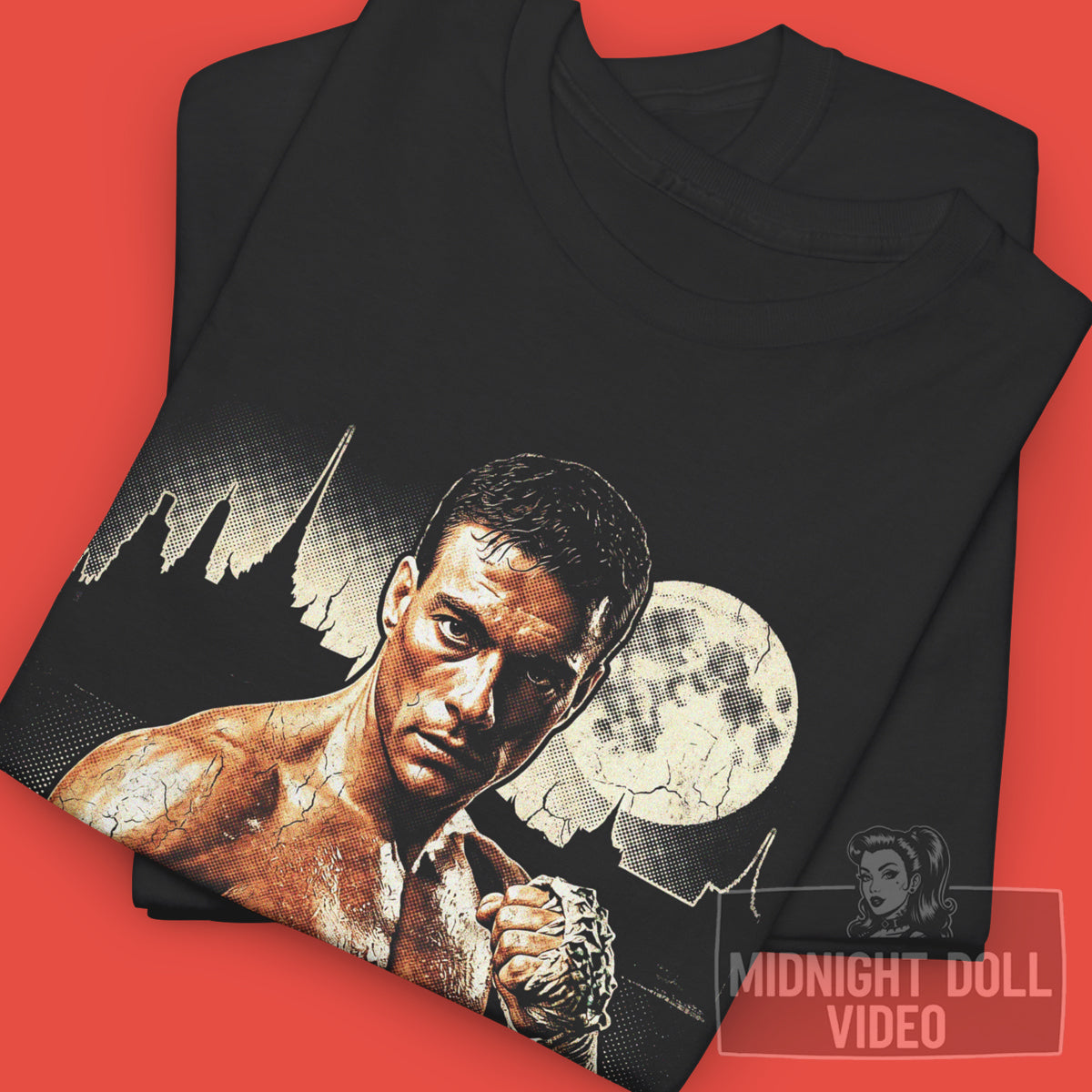 KICKBOXER (1989) - "THE ULTIMATE FIGHTING CHALLENGE" VINTAGE T-SHIRT