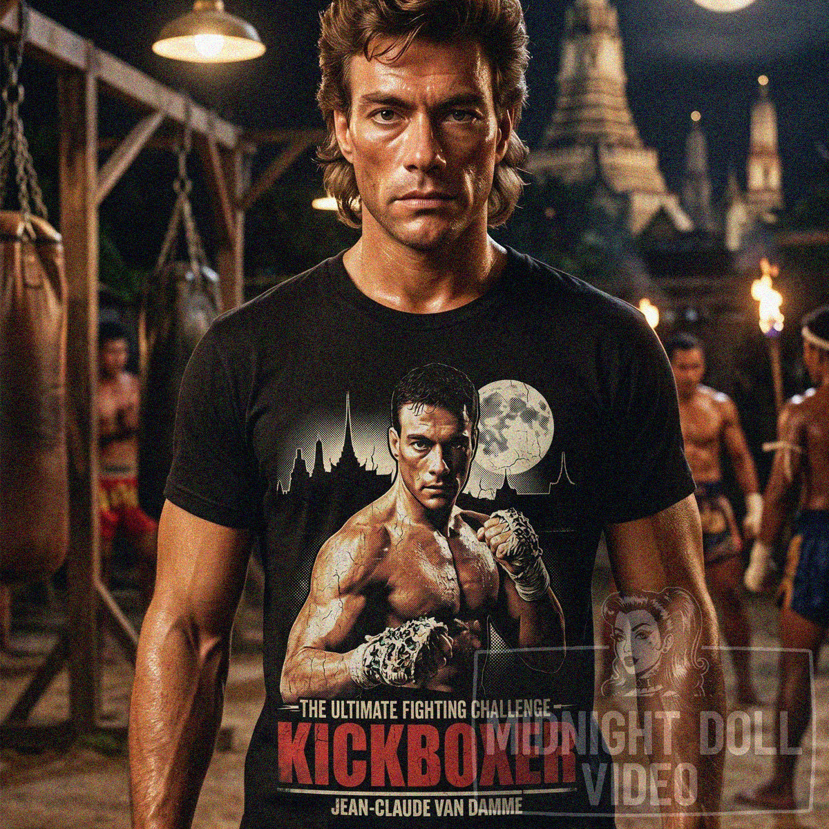 KICKBOXER (1989) - "THE ULTIMATE FIGHTING CHALLENGE" VINTAGE T-SHIRT