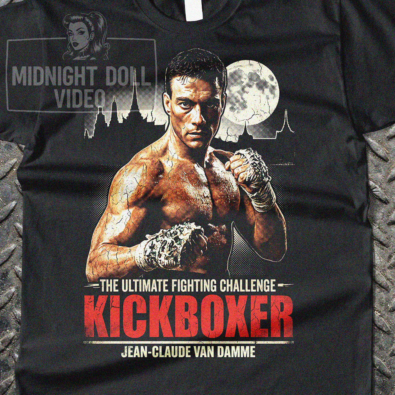 KICKBOXER (1989) - "THE ULTIMATE FIGHTING CHALLENGE" VINTAGE T-SHIRT