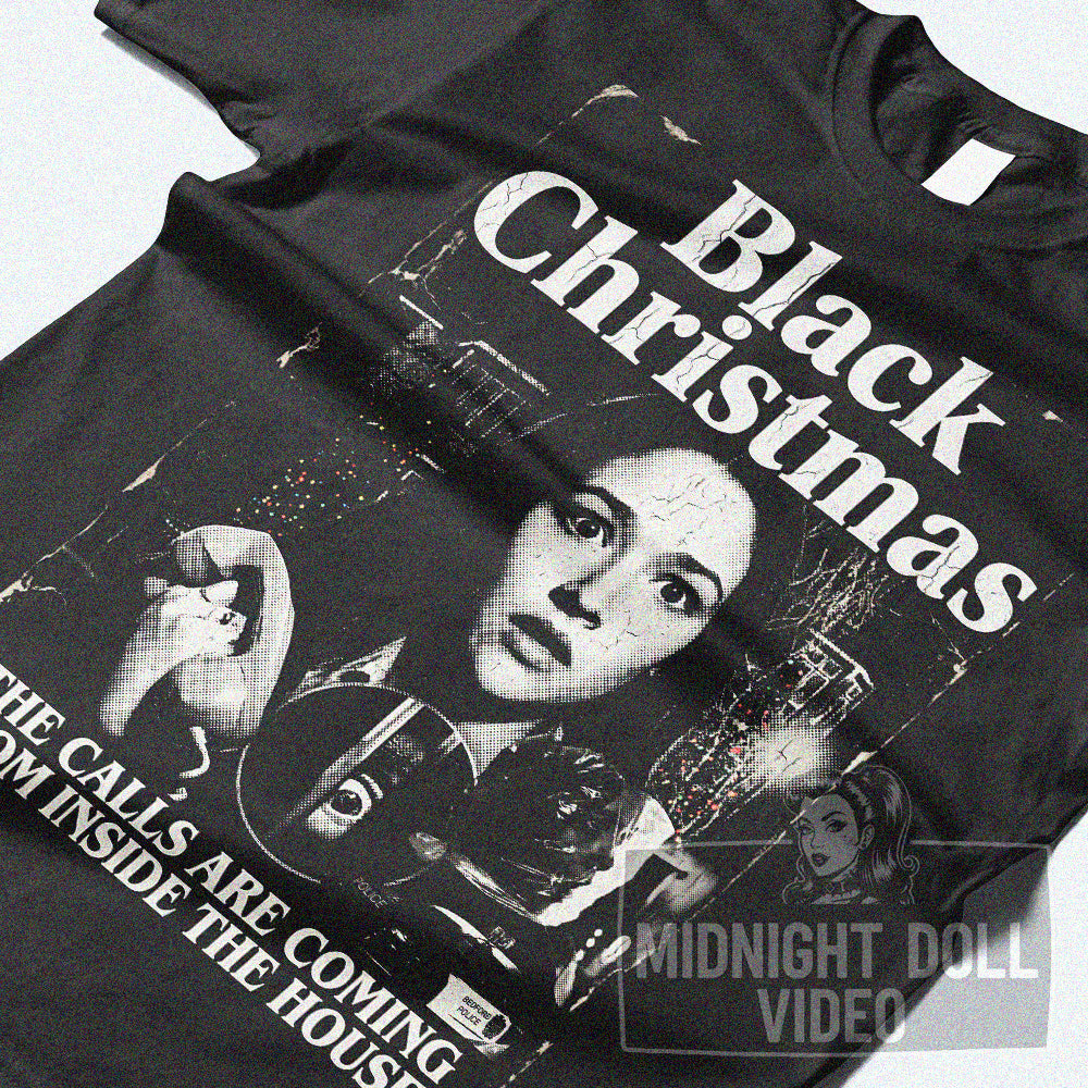 BLACK CHRISTMAS (1974) - "THE CALLS ARE COMING FROM INSIDE THE HOUSE" VINTAGE T-SHIRT