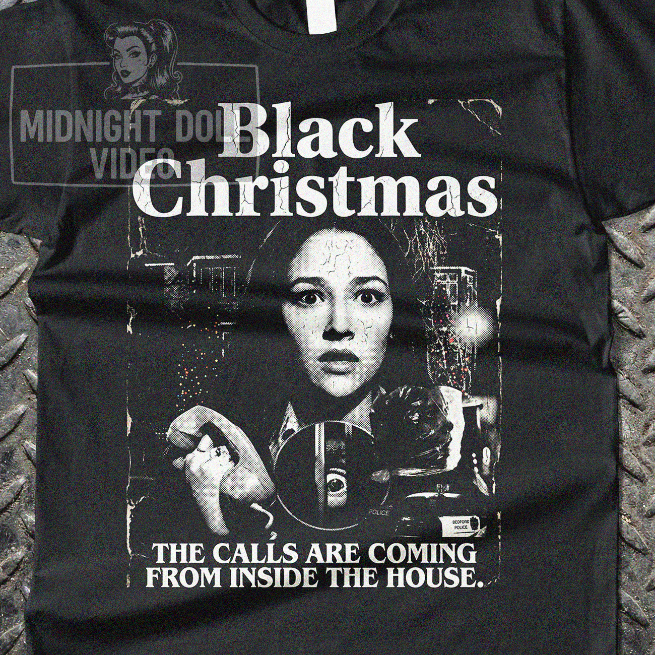 BLACK CHRISTMAS (1974) - "THE CALLS ARE COMING FROM INSIDE THE HOUSE" VINTAGE T-SHIRT
