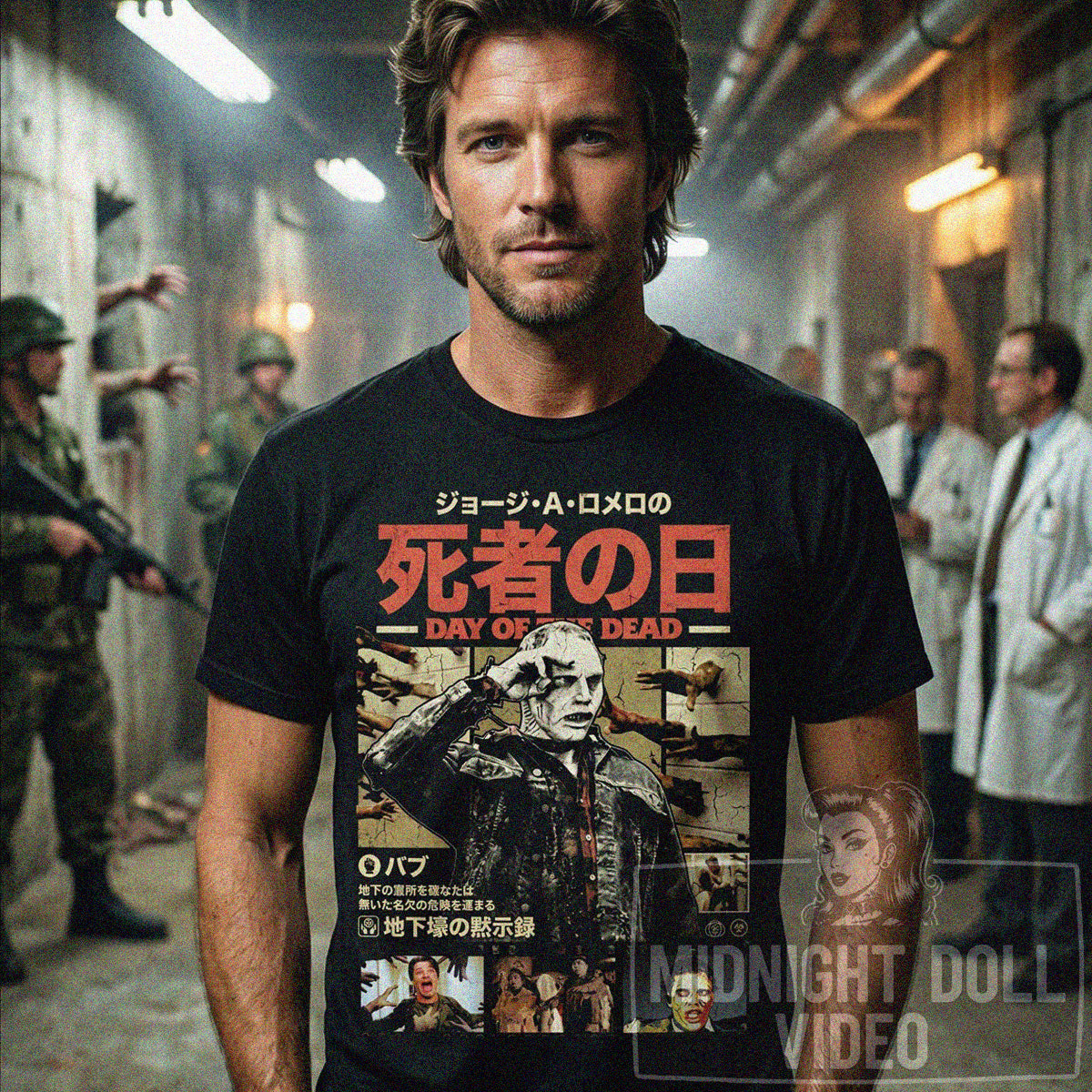 DAY OF THE DEAD (1985) JAPANESE VINTAGE T-SHIRT