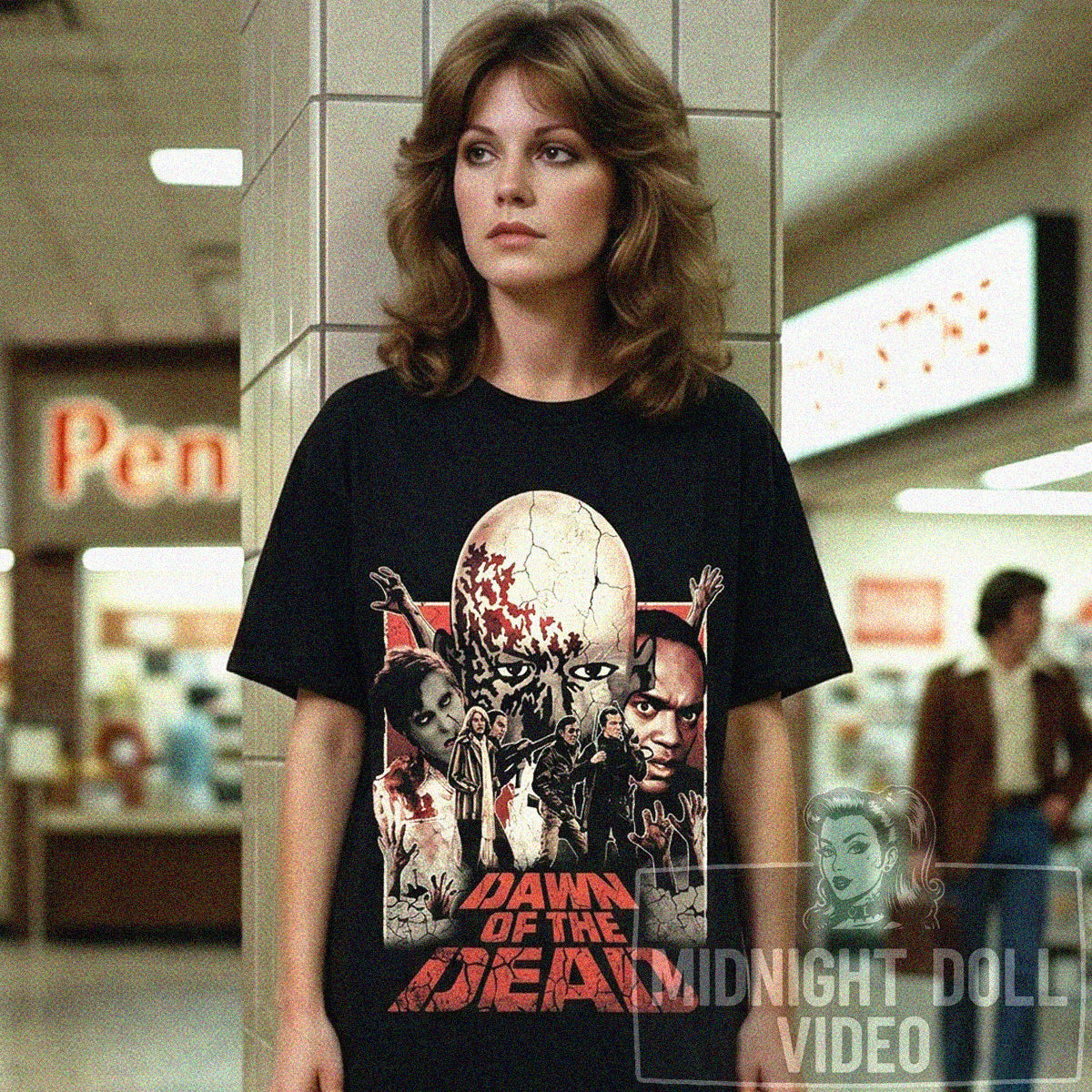 DAWN OF THE DEAD (1978) - "HELL IS FULL" VINTAGE SHIRT
