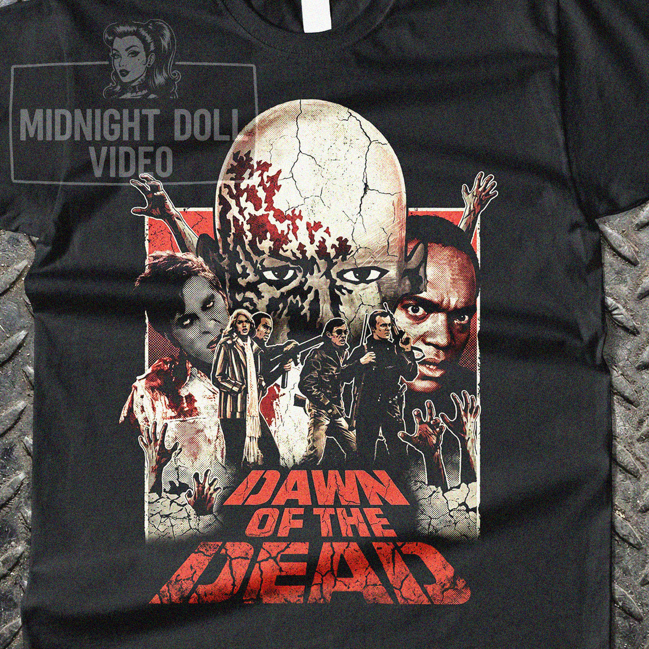 DAWN OF THE DEAD (1978) - "HELL IS FULL" VINTAGE SHIRT