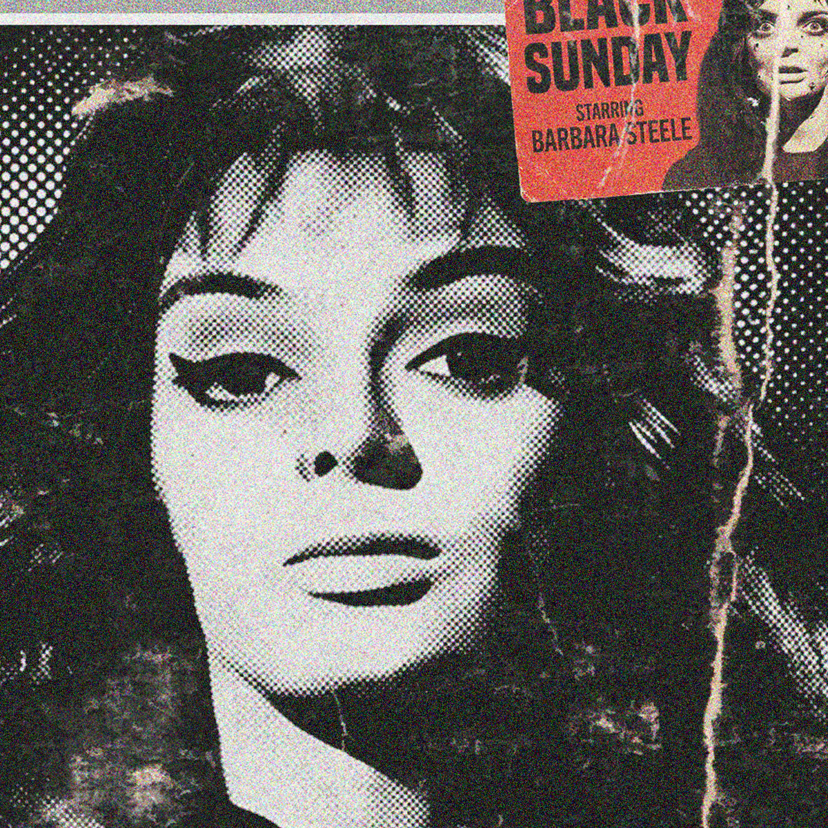 BLACK SUNDAY (1960) - "STARE INTO THESE EYES" VHS TRIBUTE ART PRINT