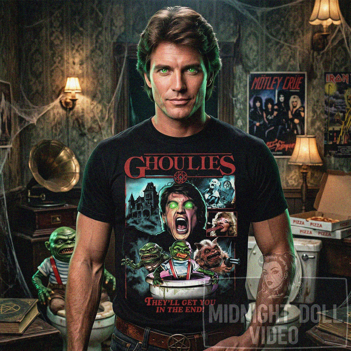 GHOULIES (1984) - "THEY'LL GET YOU" VINTAGE SHIRT