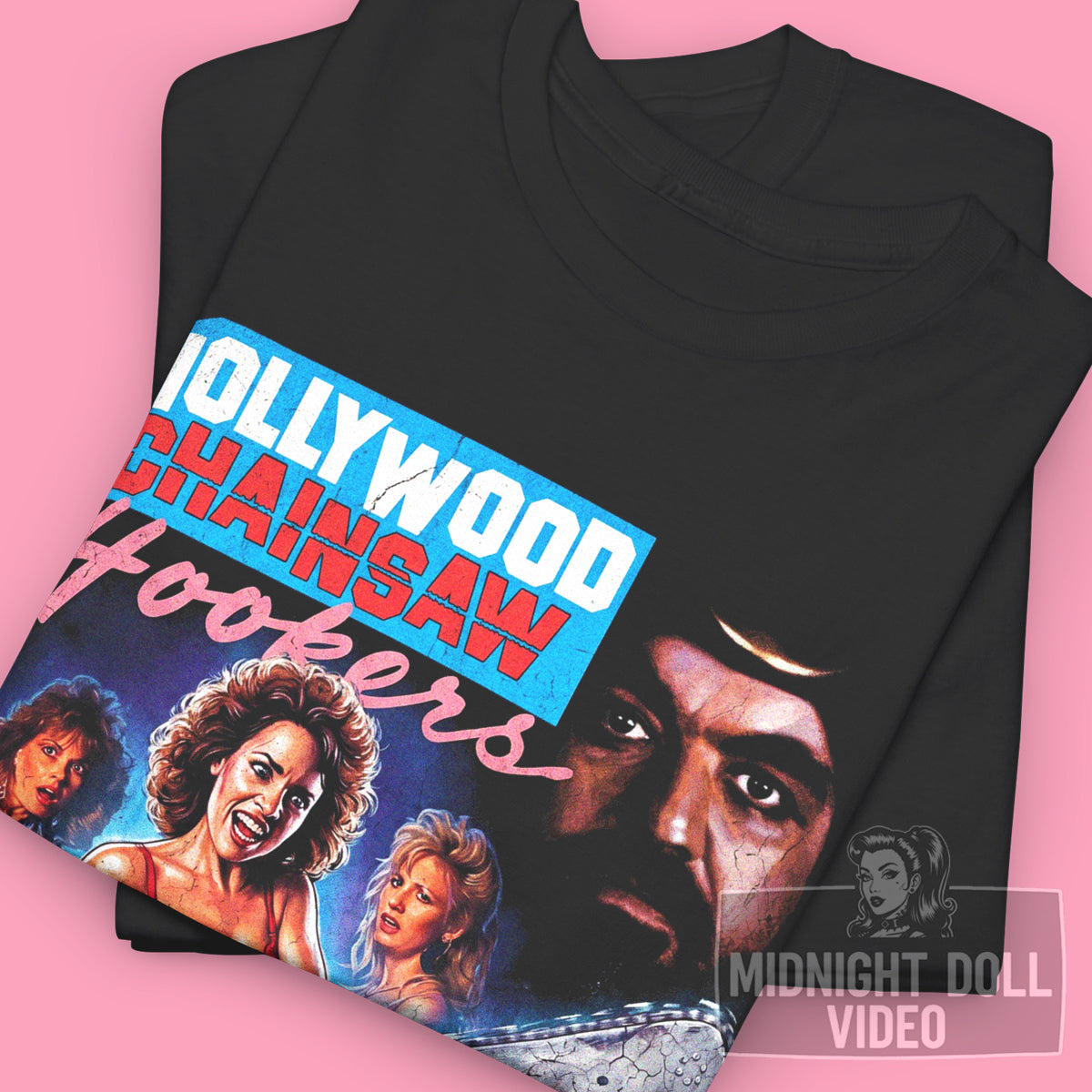 HOLLYWOOD CHAINSAW HOOKERS (1988) - "AN ARM AND A LEG" VINTAGE SHIRT