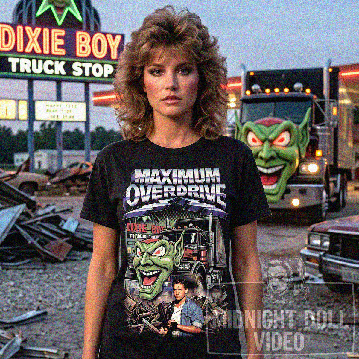 MAXIMUM OVERDRIVE (1986) - "DIXIE BOY" VINTAGE SHIRT