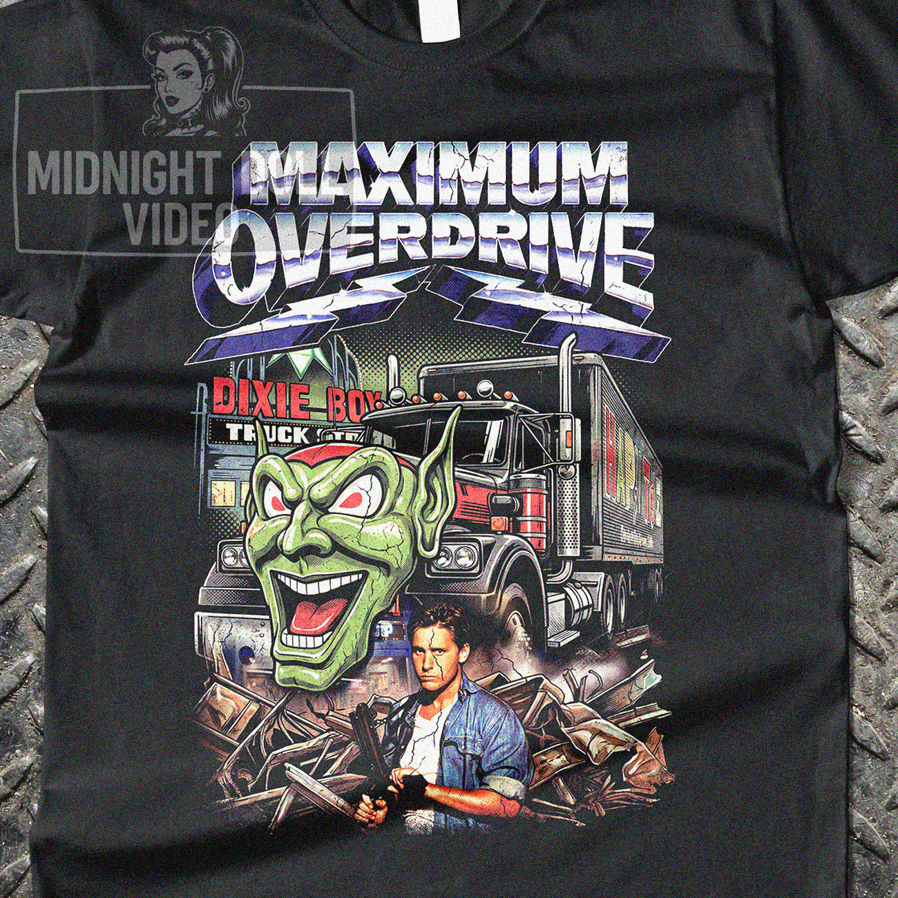 MAXIMUM OVERDRIVE (1986) - "DIXIE BOY" VINTAGE SHIRT
