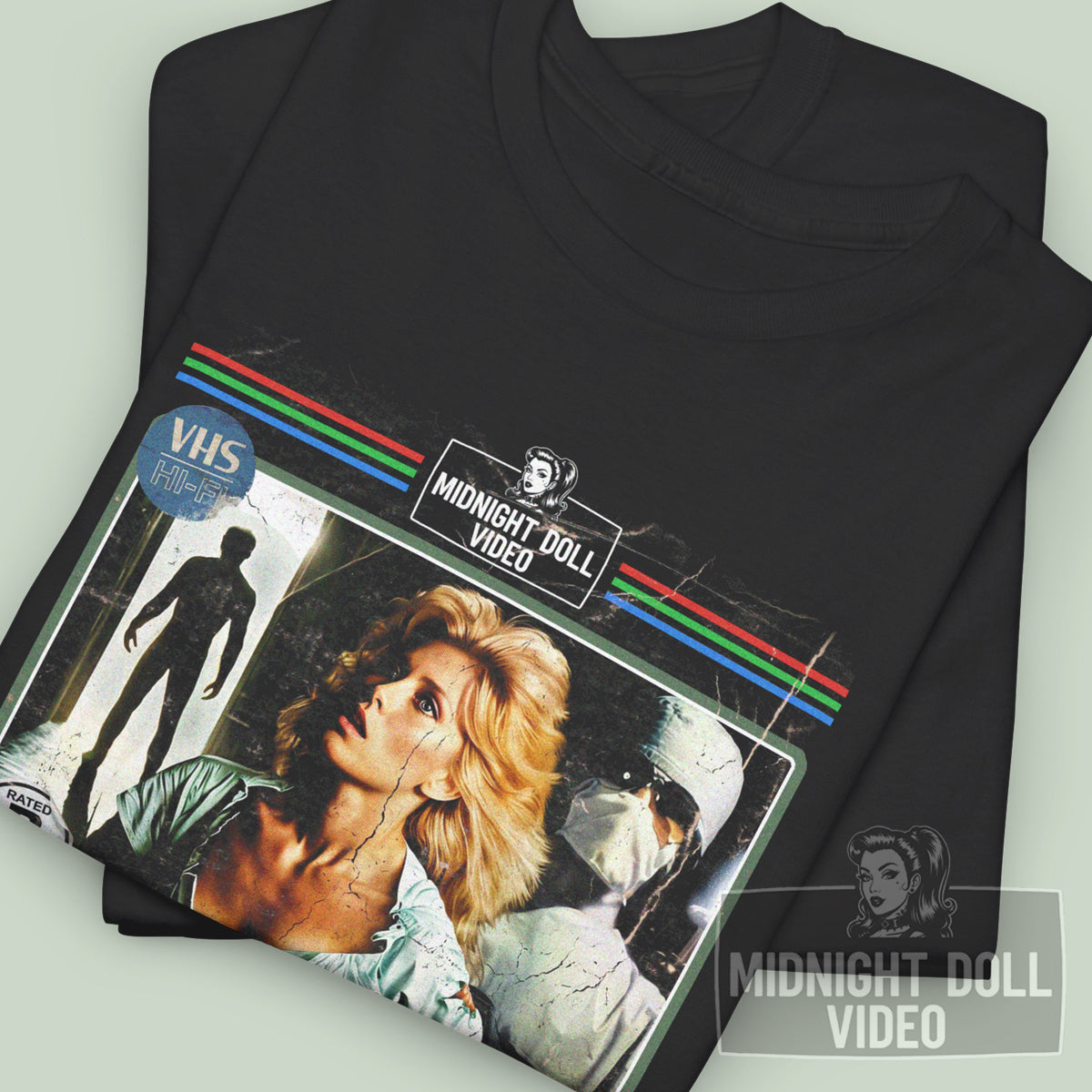 HELLHOLE (1985) - "A NIGHTMARE YOU CAN'T ESCAPE" VHS TRIBUTE T-SHIRT