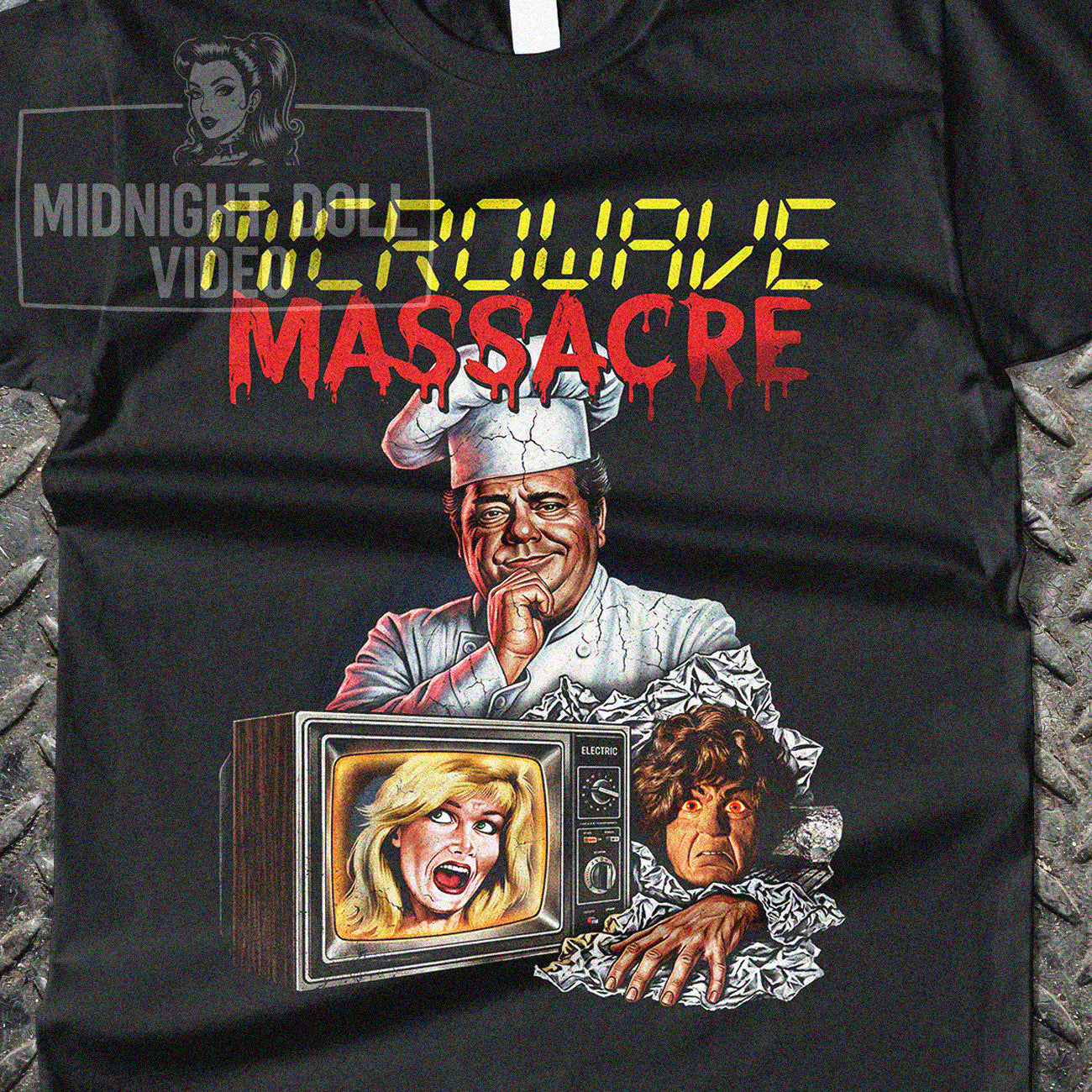 Microwave Massacre (1979) - Retro Slapstick Horror Vintage T-Shirt