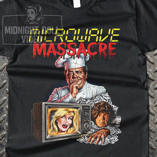 Microwave Massacre (1979) - Retro Slapstick Horror Vintage T-Shirt