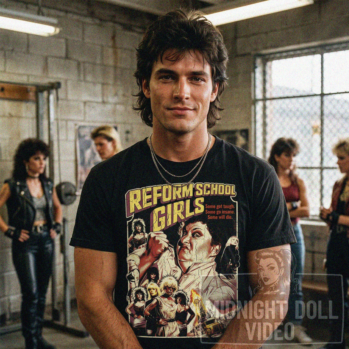 REFORM SCHOOL GIRLS (1986) - "SOME GET TOUGH. SOME GO INSANE. SOME WILL DIE." T-SHIRT