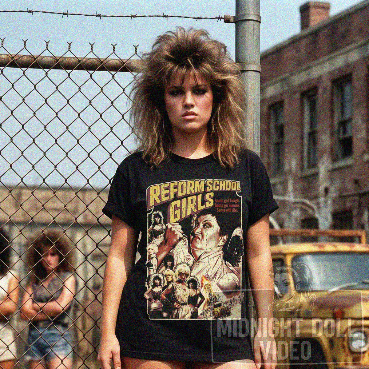 REFORM SCHOOL GIRLS (1986) - "SOME GET TOUGH. SOME GO INSANE. SOME WILL DIE." T-SHIRT