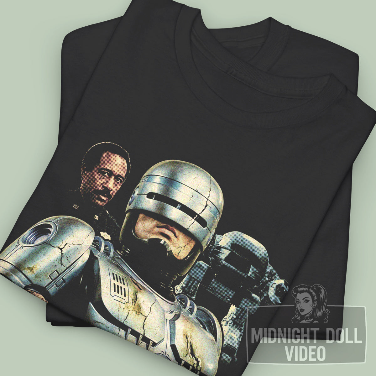 ROBOCOP (1987) - "PART MAN. PART MACHINE. ALL COP." RETRO JAPANESE T-SHIRT