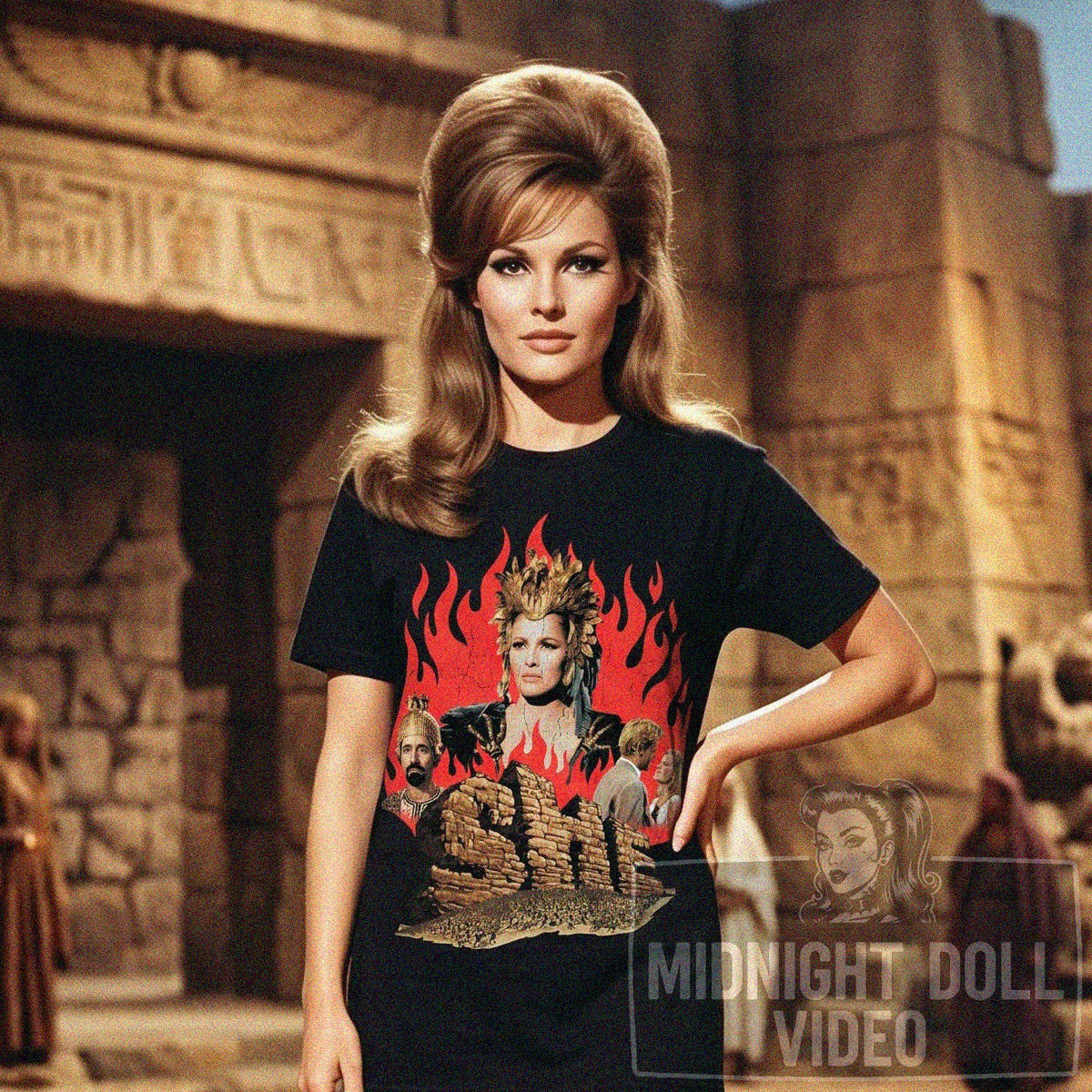 SHE (1965) - URSULA ANDRESS VINTAGE T-SHIRT