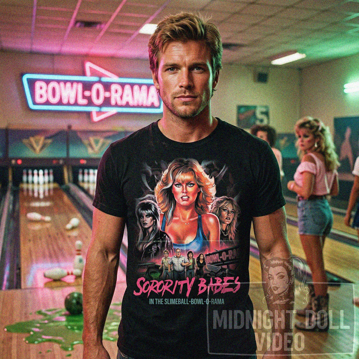 SORORITY BABES IN THE SLIMEBALL BOWL-O-RAMA (1988) - VINTAGE T-SHIRT