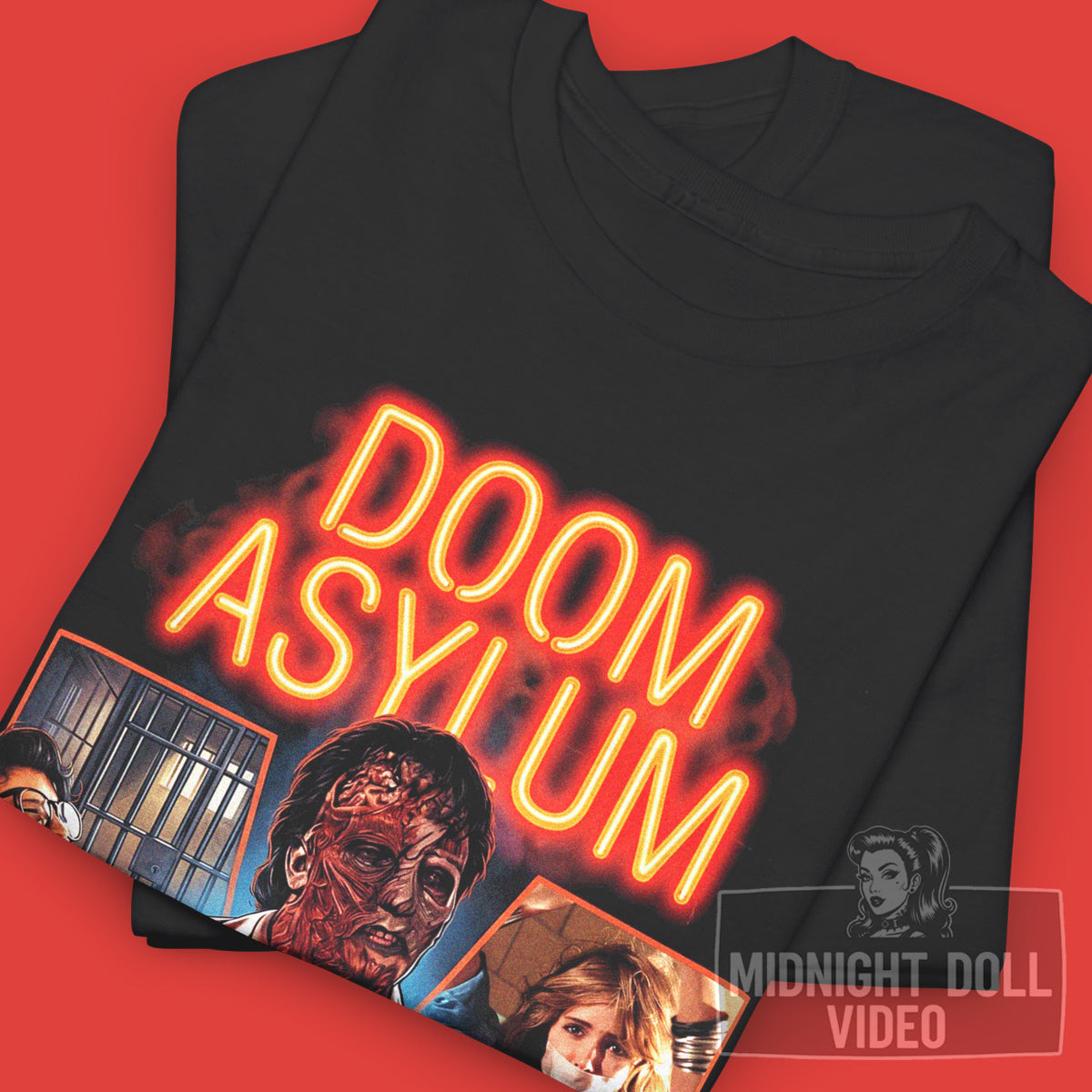 DOOM ASYLUM (1987) - VINTAGE HORROR TRIBUTE SHIRT