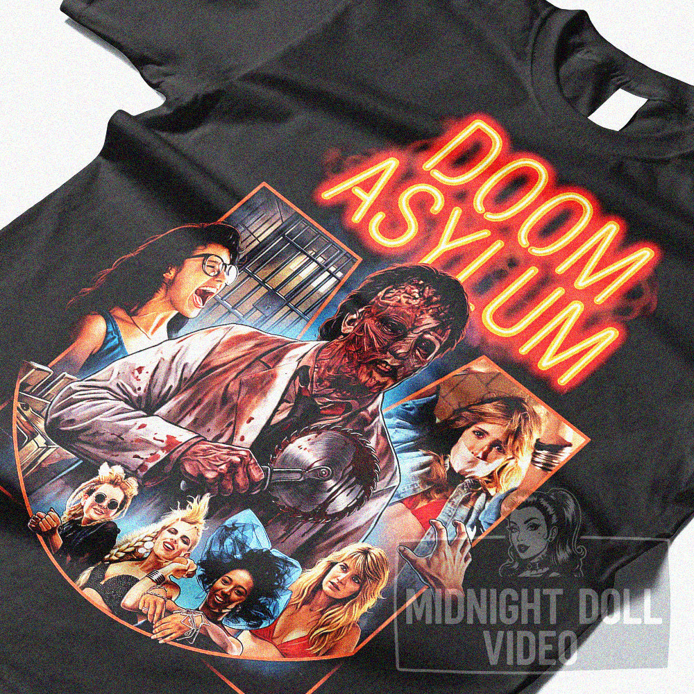 DOOM ASYLUM (1987) - VINTAGE HORROR TRIBUTE SHIRT