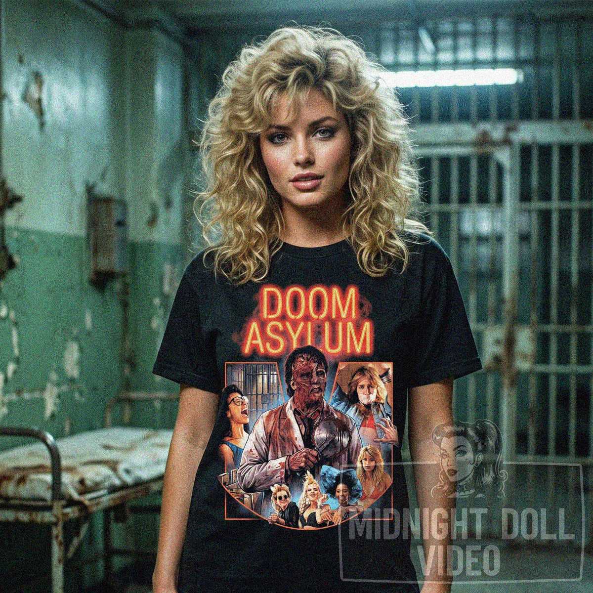 DOOM ASYLUM (1987) - VINTAGE HORROR TRIBUTE SHIRT