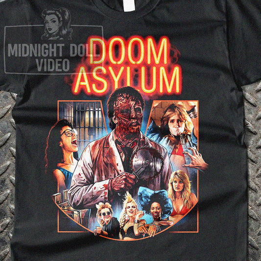 DOOM ASYLUM (1987) - VINTAGE HORROR TRIBUTE SHIRT
