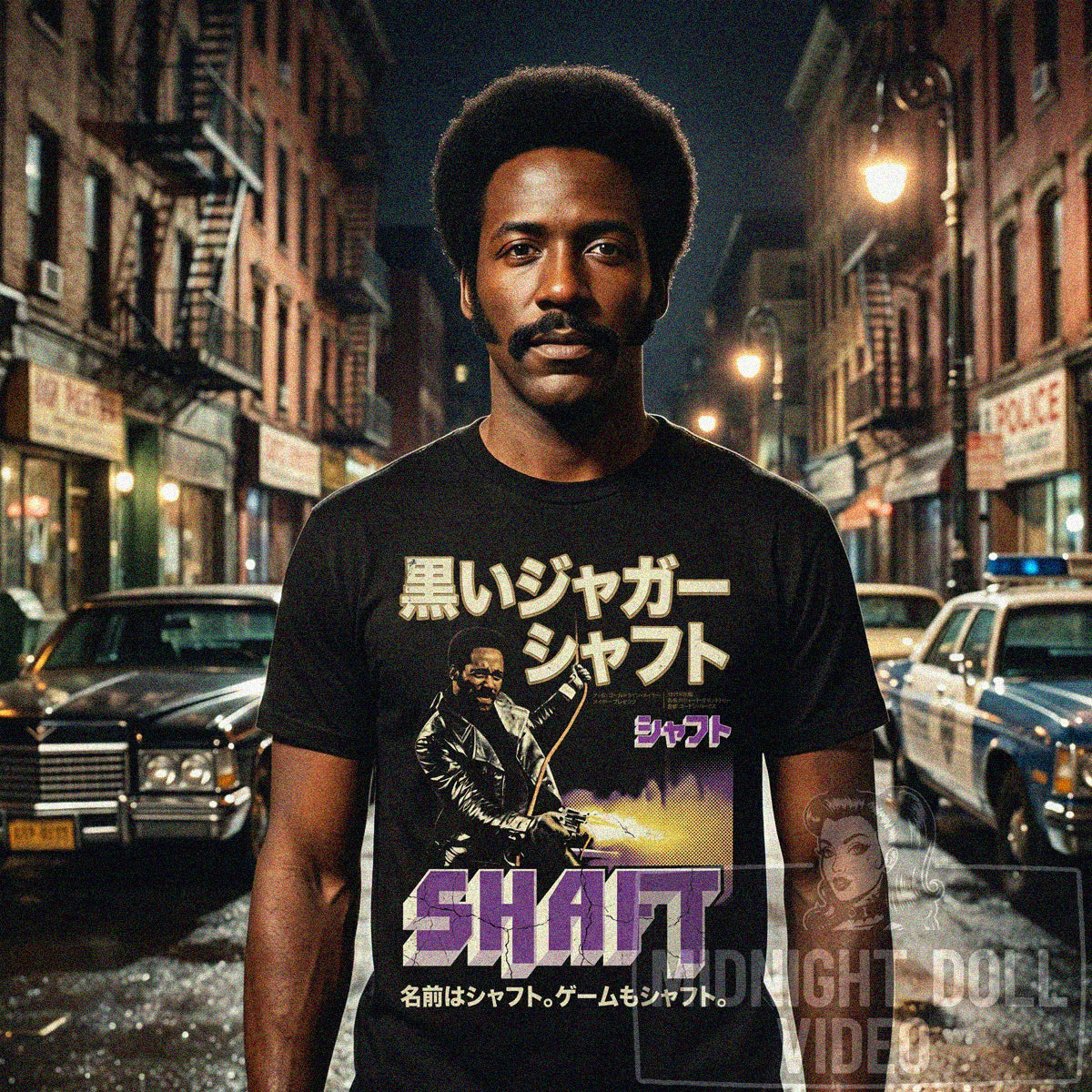 SHAFT (1971) - "JOHN SHAFT" JAPANESE SHIRT