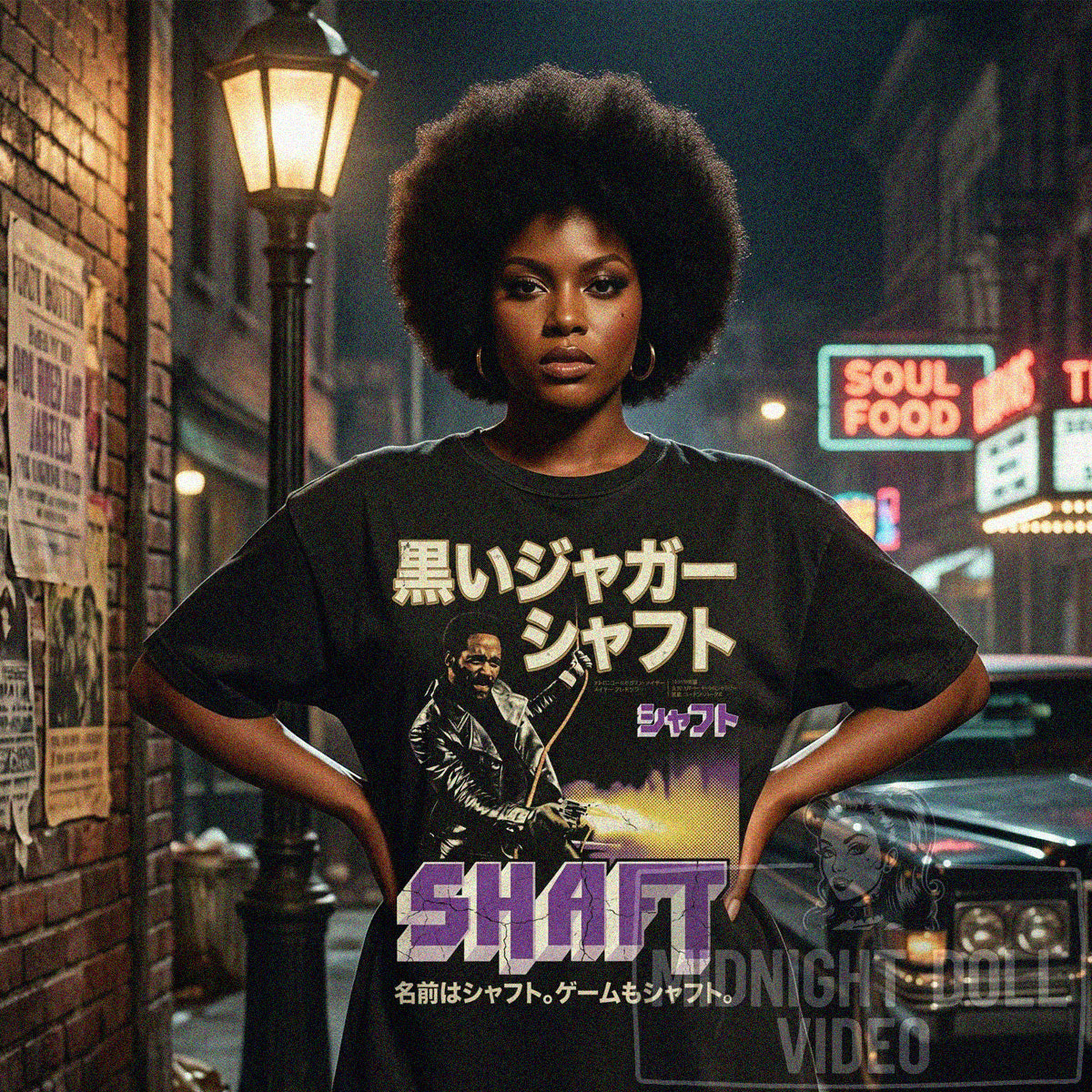 SHAFT (1971) - "JOHN SHAFT" JAPANESE SHIRT
