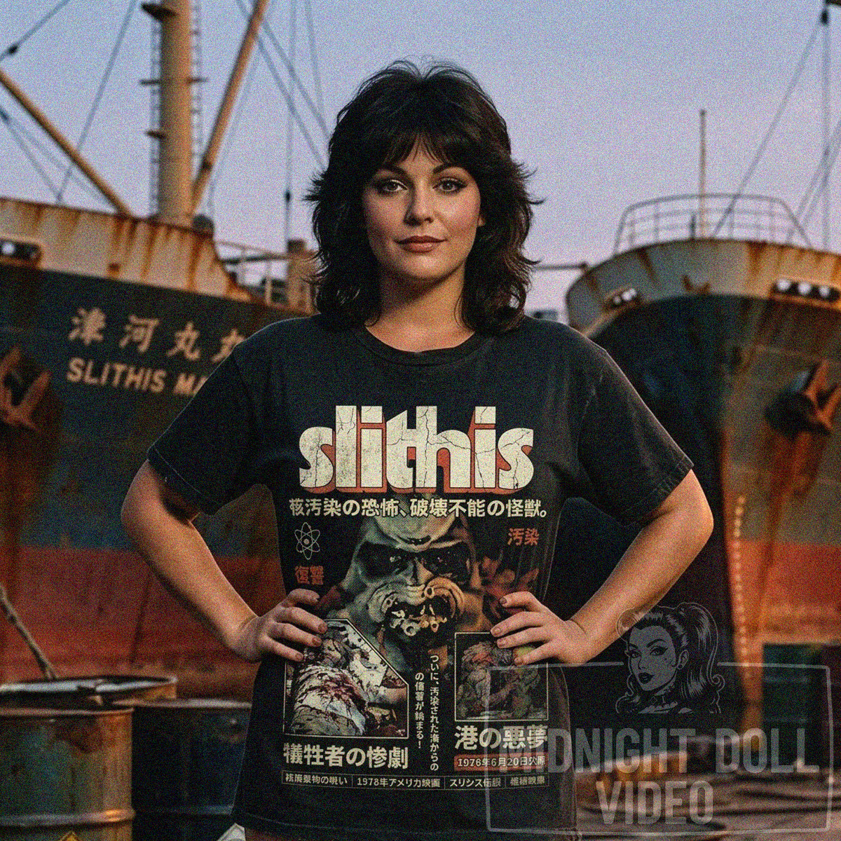 SLITHIS (1978) - "SPAWN OF THE SLITHIS" JAPANESE SHIRT