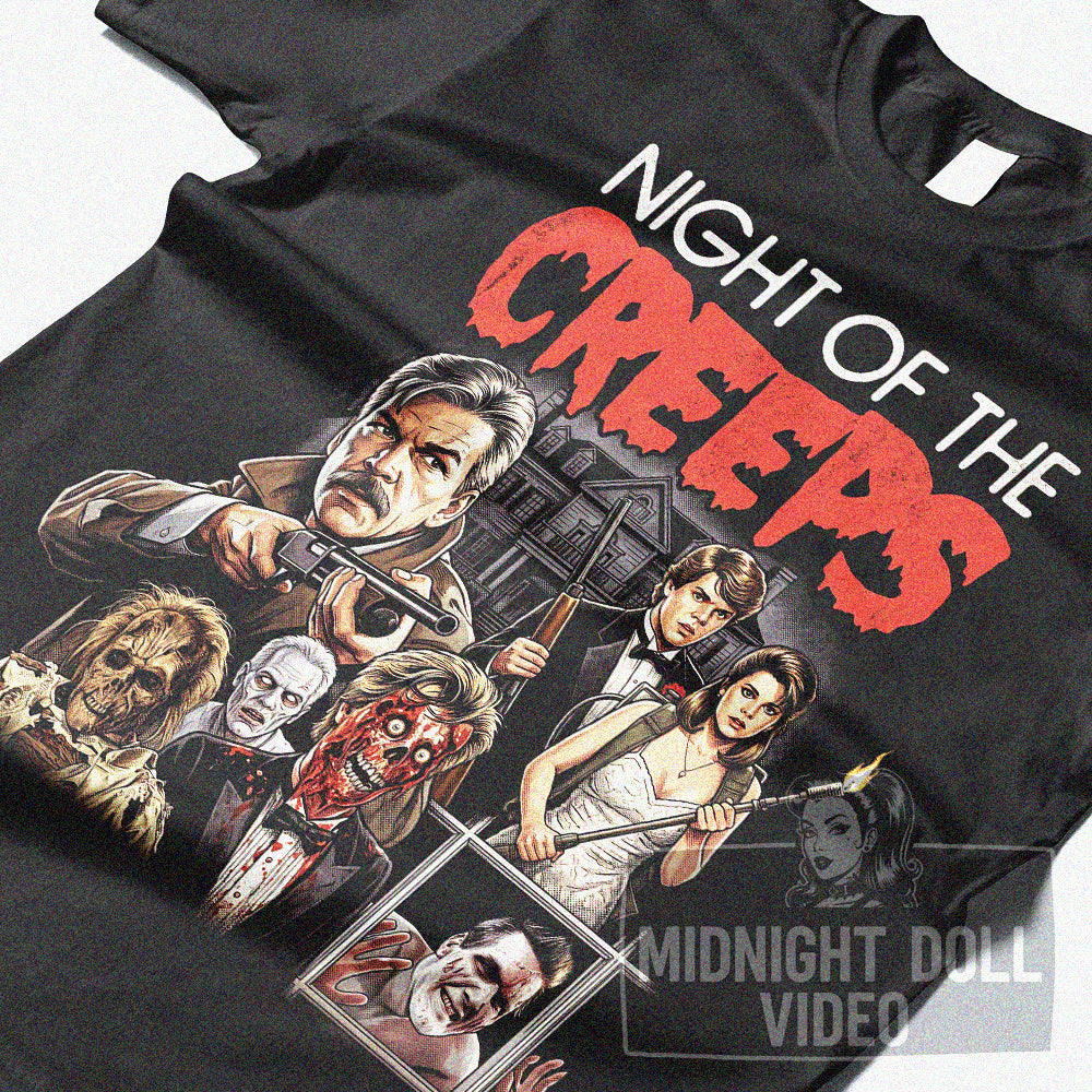 NIGHT OF THE CREEPS (1986) - "THRILL ME!" VINTAGE T-SHIRT