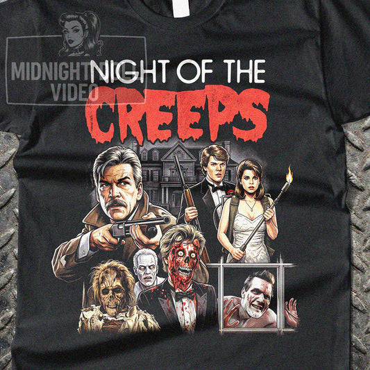 NIGHT OF THE CREEPS (1986) - "THRILL ME!" VINTAGE T-SHIRT